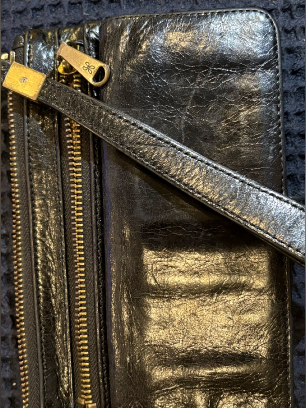 HOBO Black Leather Wallet